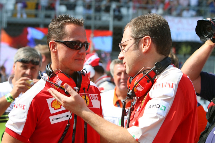 Michael Schumacher, Stefano Domenicali
