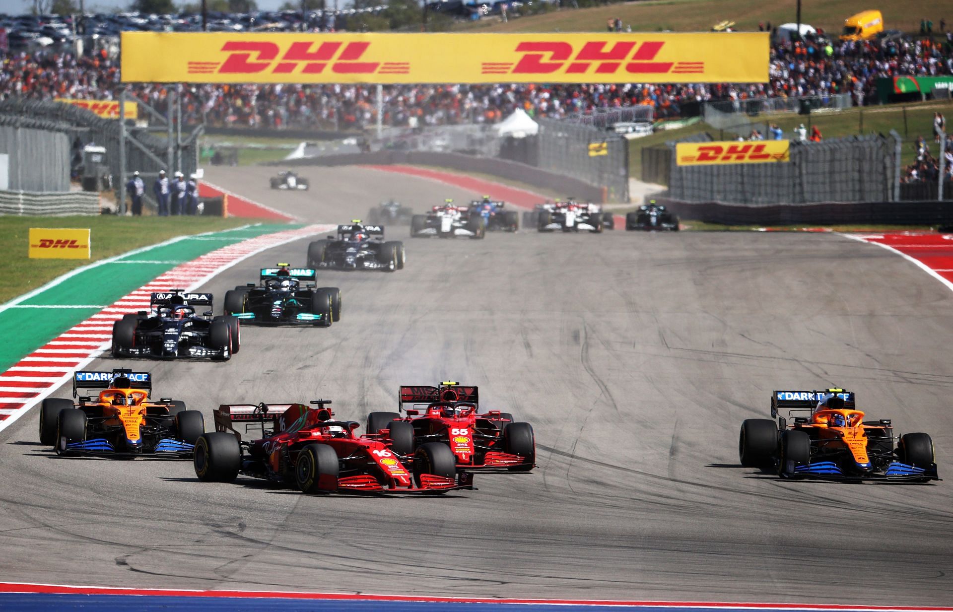 Lando Norris says he was 'scared' at the start of the USGP