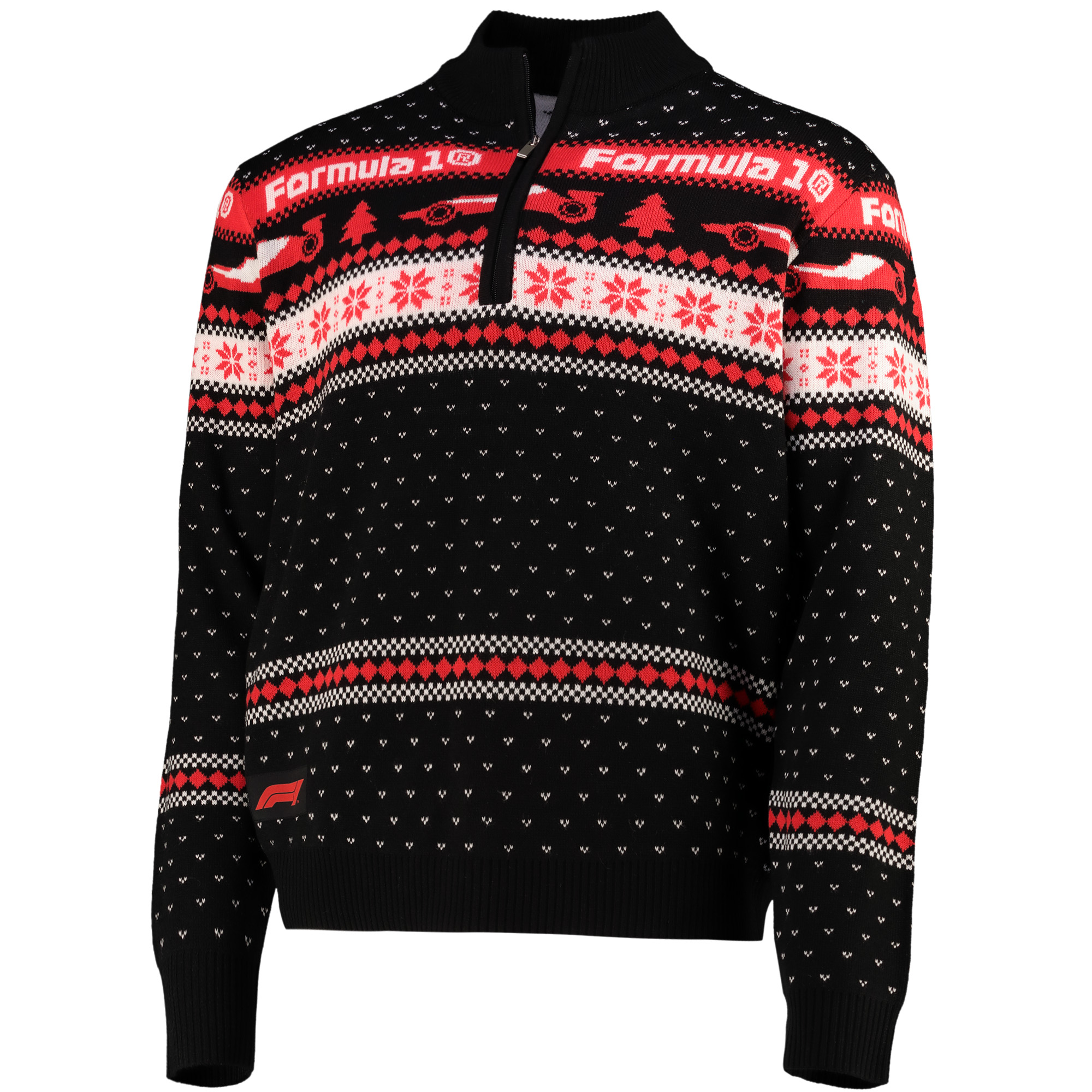 Formula 1 Fairisle 1/4 Zip Jumper