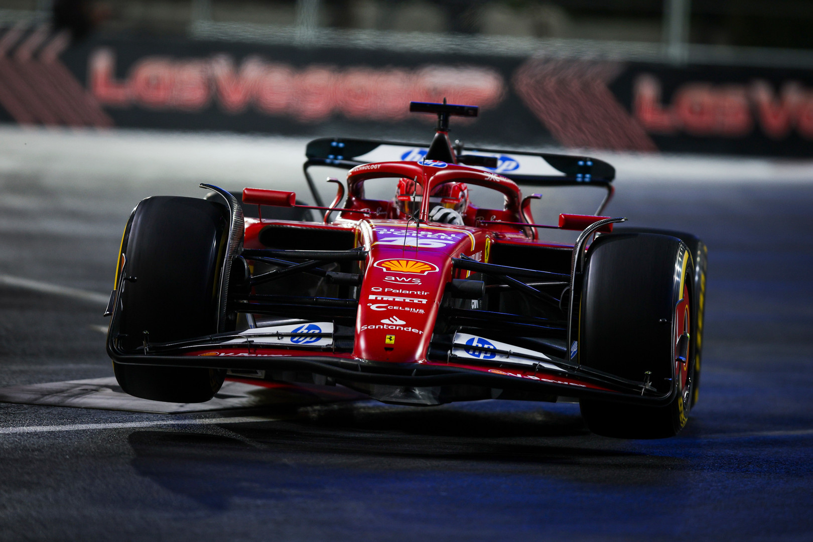 Charles Leclerc, Ferrari SF24 in Las Vegas
