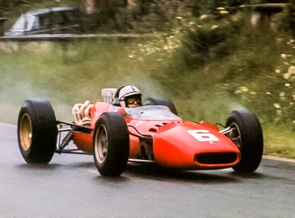 Stuart Dent on Twitter: "John Surtees won the Belgian GP on the proper 8+ mile Spa-Francorchamps road circuit, at the wheel of a Ferrari, on this day in 1966 🏆 🇬🇧 #F1 #