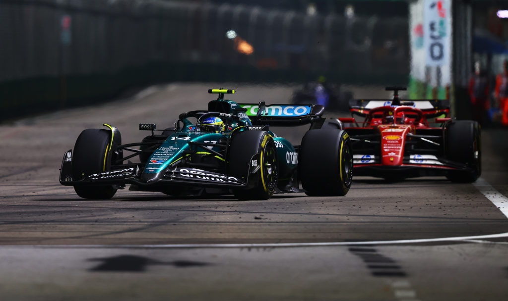 Fernando Alonso in the Singapore Grand Prix