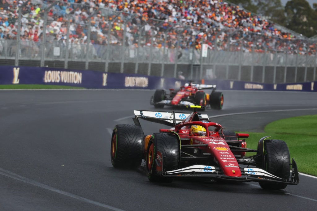 Lewis Hamilton adopts new cornering style at Ferrari after hesitating at Mercedes