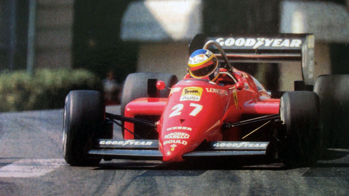 Michele Alboreto in Monaco, 1985, the year he almost won the championship. Today should have been his 62nd birthday : r/formula1