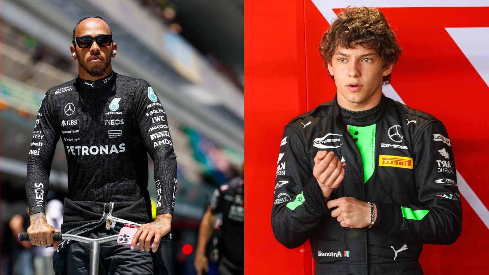 Lewis Hamilton, Kimi Antonelli