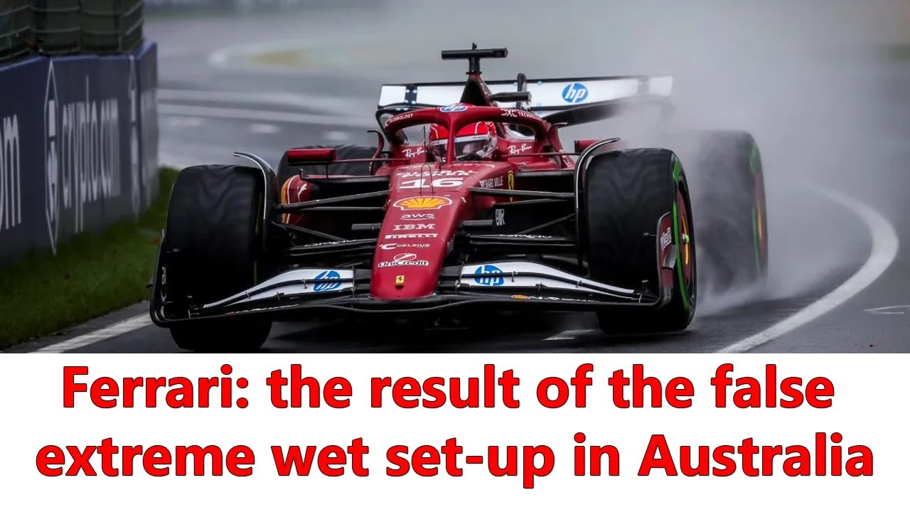 The fake story about Ferrari's extreme wet set-up that became clear on Sunday