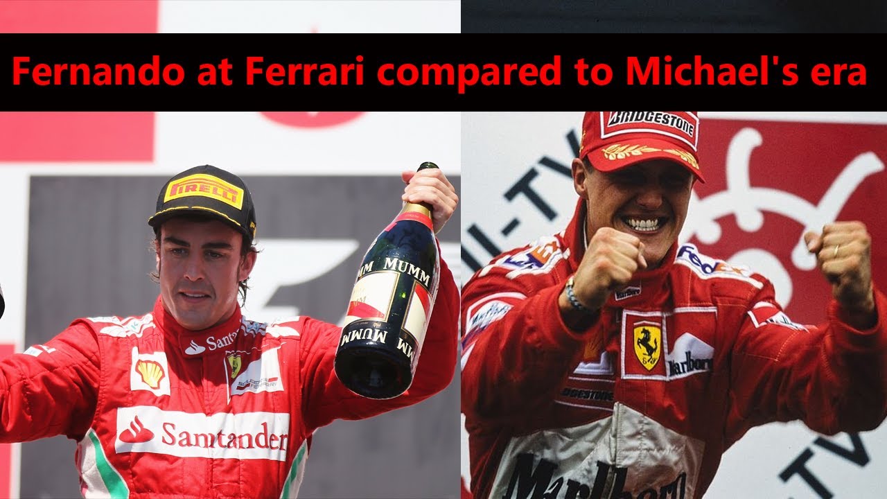 Why Fernando Alonso didn't achieve the same success as Michael Schumacher at Ferrari