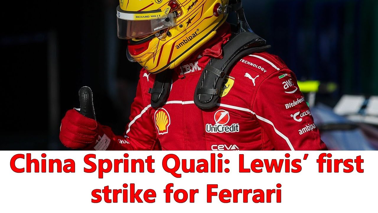 Lewis Hamilton on pole beats everyone in the Sprint qualifying of China