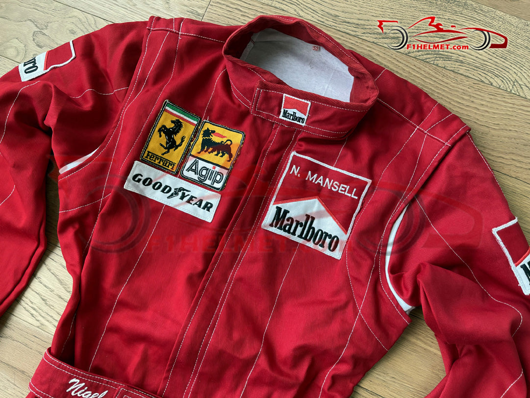 Nigel Mansell 1990 Replica racing suit / Ferrari F1
