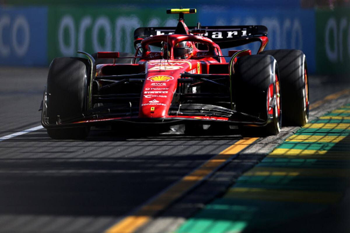 Ferrari at Albert Park circuit