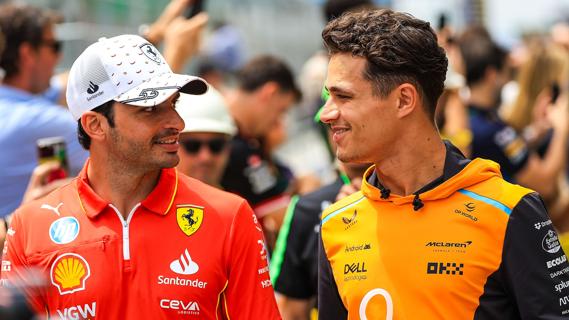 Carlos Sainz and Lando Norris, F1