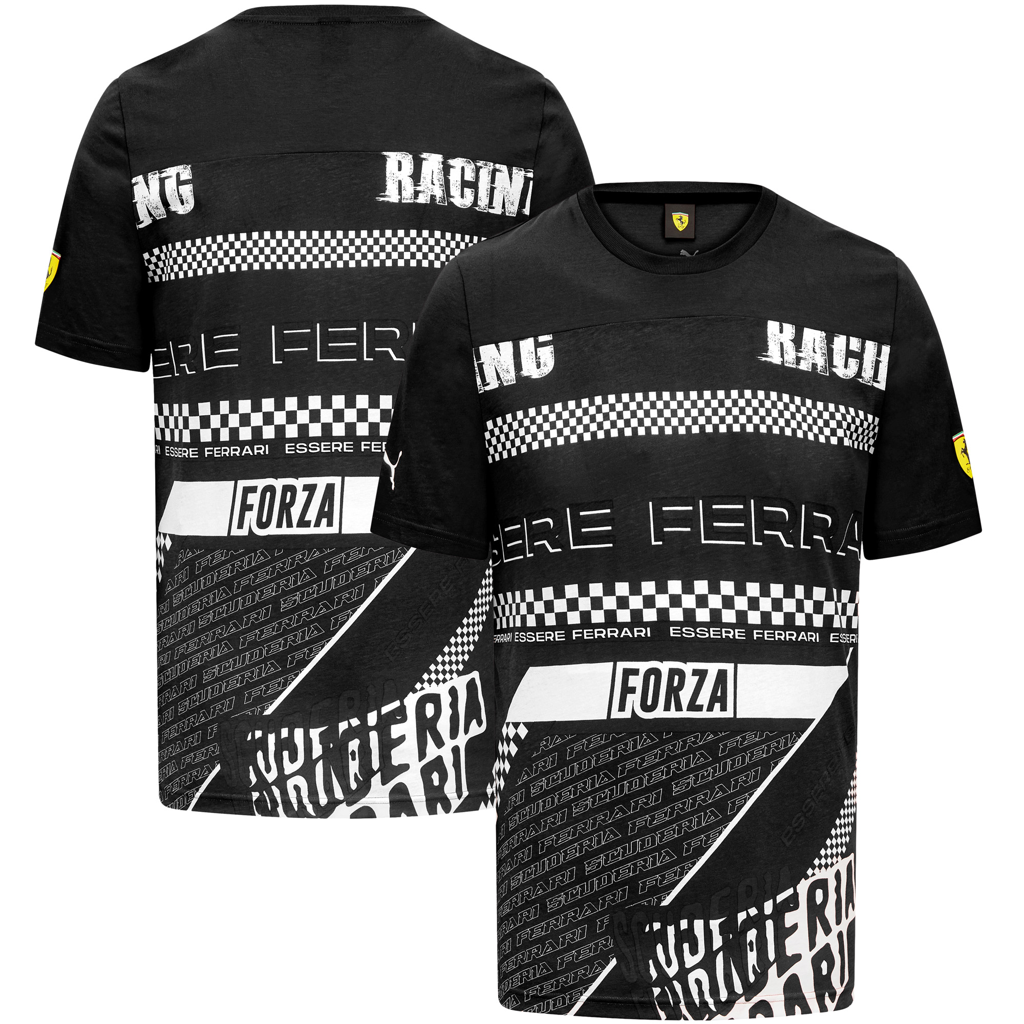 Scuderia Ferrari Puma Graphic T-Shirt - Black