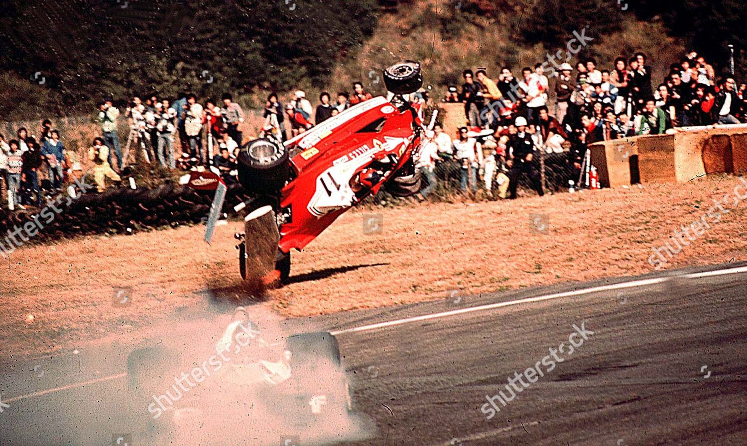 Gilles Villeneuve Hits Ronnie Peterson Crashes Editorial Stock Photo - Stock Image | Shutterstock | Shutterstock Editorial