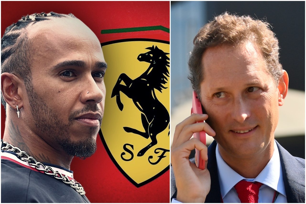 Lewis Hamilton, John Elkann
