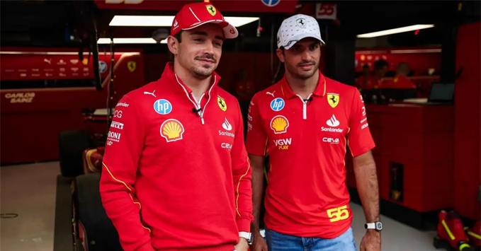 Charles Leclerc, Carlos Sainz, Ferrari 2024