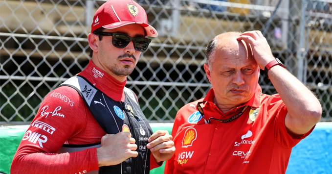 Charles Leclerc, Fred Vasseur, Ferrari 2024