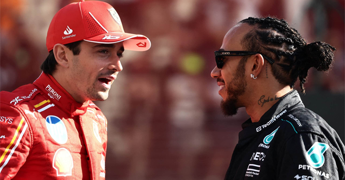 Charles Leclerc, Lewis Hamilton, F1