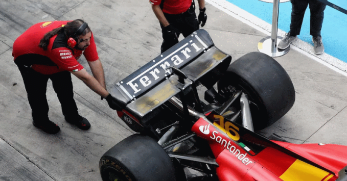 Ferrari SF-23 rear wing F1