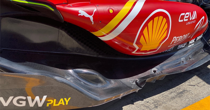 Ferrari SF-24 floor