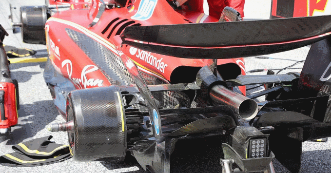 Ferrari SF-24 power unit, diffuser