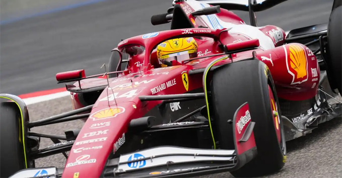 Lewis Hamilton, Ferrari SF-25, suspension