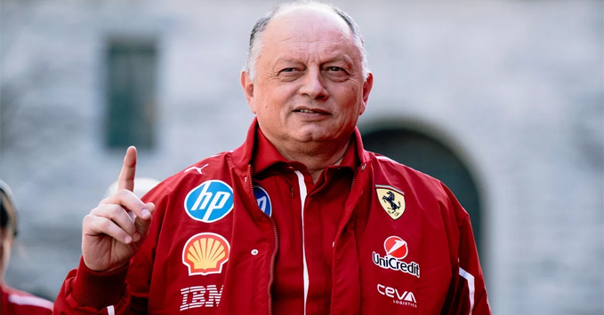 Fred Vasseur, Ferrari team principal, 2025 F1
