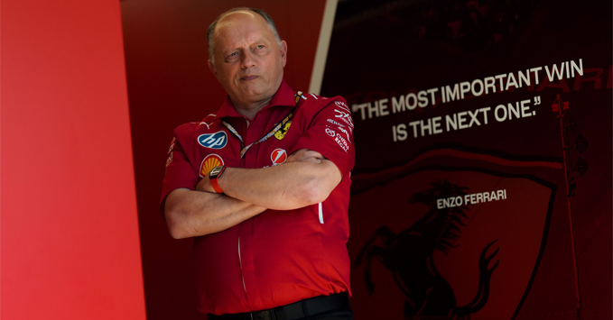 Fred Vasseur, Ferrari team boss, 2025 F1