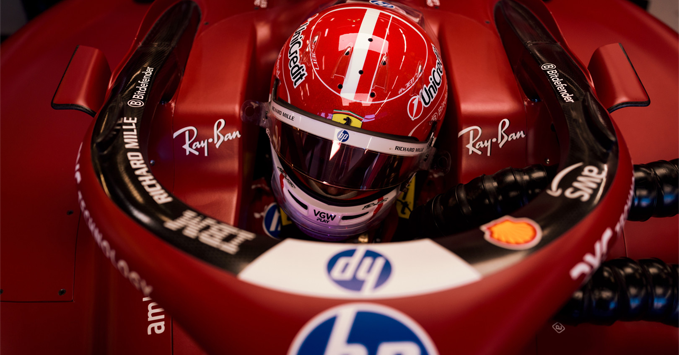 Charles Leclerc, Ferrari SF-25 garage