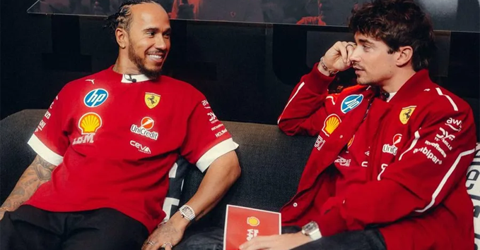 Lewis Hamilton, Charles Leclerc, Ferrari, 2025 F1
