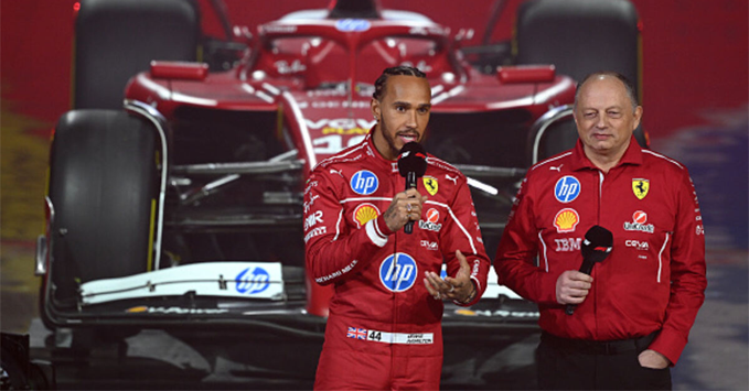 Lewis Hamilton, Fred Vasseur, 2025 F1