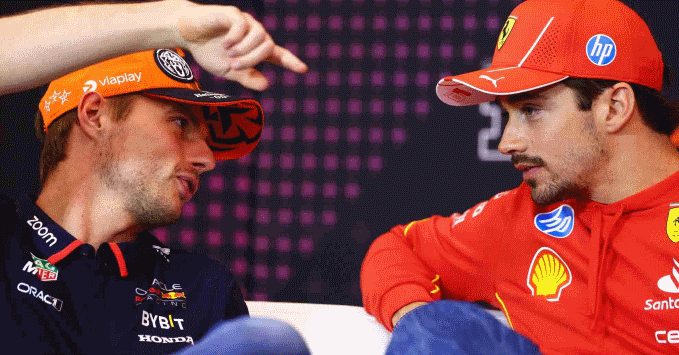 Max Verstappen, Charles Leclerc