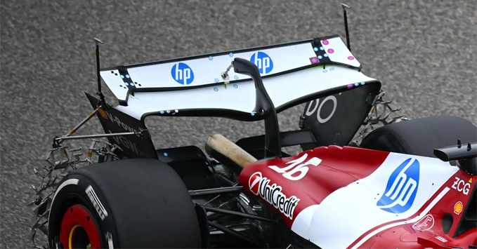 Ferrari SF-25 rear wing